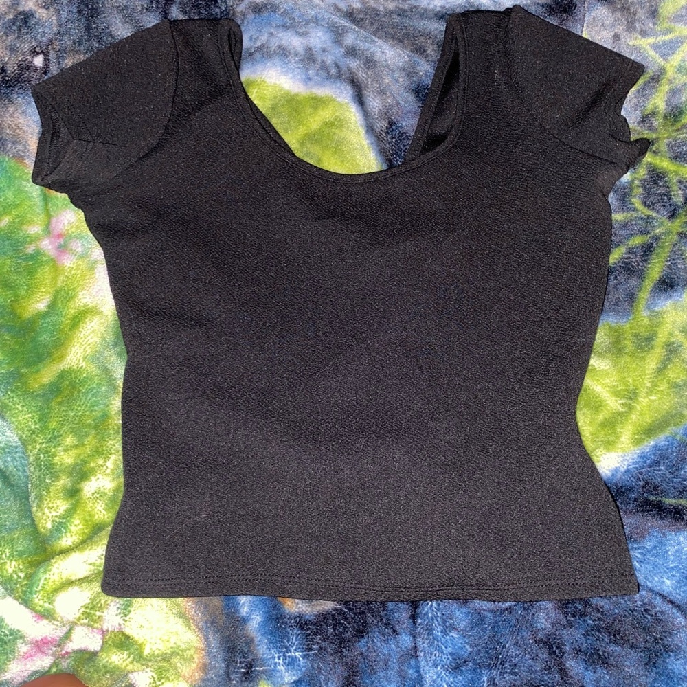 Material Girl Black Fitted Bodysuit